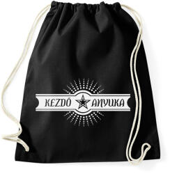 printfashion kezdo-anyuka-white - Sportzsák, Tornazsák - Fekete (559949)