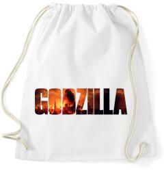 printfashion Godzilla - Sportzsák, Tornazsák - Fehér (2300615)