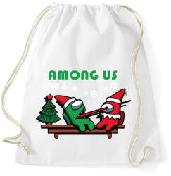 printfashion Among us mikulások - Sportzsák, Tornazsák - Fehér (4100443)