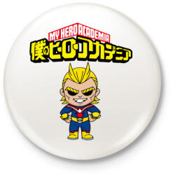printfashion My hero academia All Might - Kitűző, hűtőmágnes - Fehér (3081826)