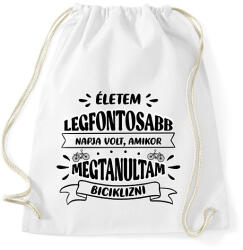 printfashion Életem legfontosabb napja - Sportzsák, Tornazsák - Fehér (7434274)