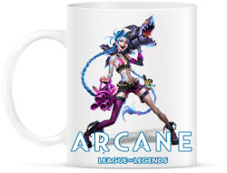 printfashion Jinx - Arcane - Bögre - Fehér (14748362)