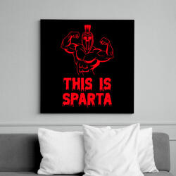 printfashion This is Sparta 2 - Vászonkép - Fekete (11527268)