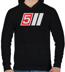 printfashion AUDI S5 - Férfi kapucnis pulóver - Fekete (843292)