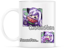 printfashion Omnomnom - Bögre - Fehér (13552966)