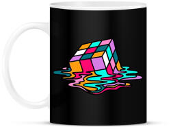 printfashion Rubik kocka - Bögre - Fekete (2363476)