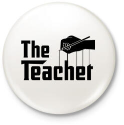 printfashion The teacher - Kitűző, hűtőmágnes - Fehér (8593364)
