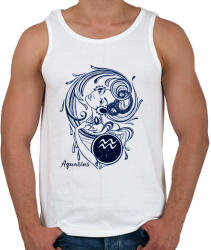 printfashion Vízöntő - Férfi atléta - Fehér (14170853)