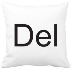printfashion Del - Párnahuzat, Díszpárnahuzat - Fehér (2942837)
