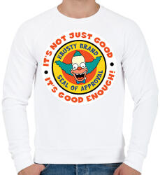printfashion Elég jóó! - Férfi pulóver - Fehér (2283333)