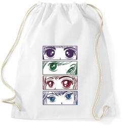 printfashion Manga szemek - eyes - Sportzsák, Tornazsák - Fehér (4374021)