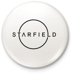 printfashion Starfield - Kitűző, hűtőmágnes - Fehér (14764611)