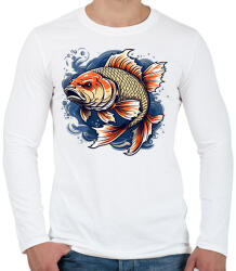 printfashion hal - Férfi hosszú ujjú póló - Fehér (15746657)