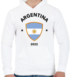 printfashion ARGENTINA - Férfi kapucnis pulóver - Fehér (11534680)