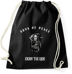 printfashion SONSOFPEACE - Sportzsák, Tornazsák - Fekete (11436191)
