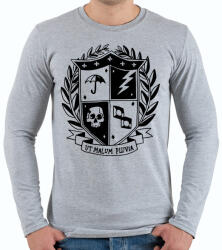 printfashion Umbrella academy shield - Férfi hosszú ujjú póló - Sport szürke (3233115)