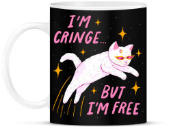 printfashion I'm cringe. . . - Bögre - Fekete (15998112)
