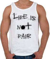 printfashion life is not fair - Férfi atléta - Fehér (1976071)