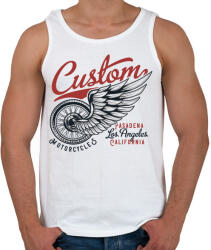 printfashion Motoros 06 - Pasadena Motorcycles - Férfi atléta - Fehér (4942745)