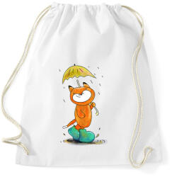 printfashion Róka az esőben - Sportzsák, Tornazsák - Fehér (12220594)