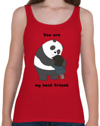 printfashion You are my best friend - Női atléta - Cseresznyepiros (13905888)