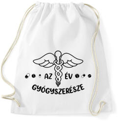 printfashion Az év gyógyszerésze - Sportzsák, Tornazsák - Fehér (7298322)