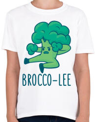 printfashion Brocco Lee - Gyerek póló - Fehér (5096962)