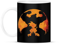 printfashion Son goku oozaru - Bögre - Fekete (872178)