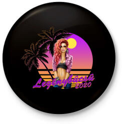 printfashion Legénybúcsú 2020 - Kitűző, hűtőmágnes - Fekete (3103181)