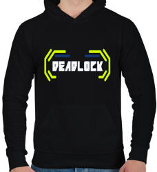 printfashion Deadlock valorant - Férfi kapucnis pulóver - Fekete (13839664)