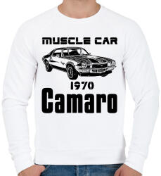 printfashion muscle car 1970 camaro - Férfi pulóver - Fehér (13333752)