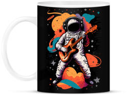 printfashion Űrhajós gitárral - Bögre - Fekete (12753394)