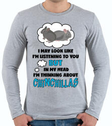 printfashion Csincsillák - Férfi hosszú ujjú póló - Sport szürke (13474193)