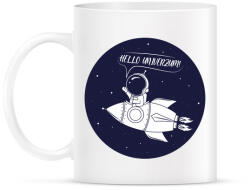 printfashion Hello univerzum! - Bögre - Fehér (4217027)