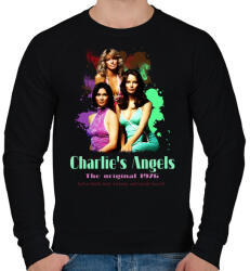 printfashion Charlie's angels 1976 - Férfi pulóver - Fekete (3422564)