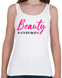 printfashion Beauty is my business - Női atléta - Fehér (10971387)
