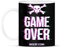 printfashion Game Over - Insert coin - Bögre - Fekete (5701393)