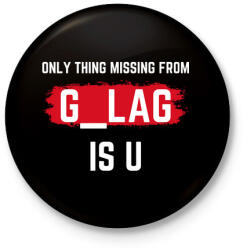 printfashion GULAG things - Kitűző, hűtőmágnes - Fekete (3102836)