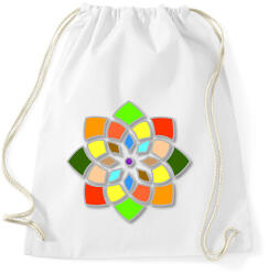 printfashion Mandala 6 - Sportzsák, Tornazsák - Fehér (1460064)