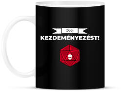 printfashion Dobj kezdeményezőt! - Bögre - Fekete (2649072)