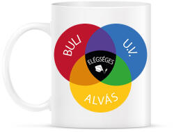 printfashion Buli, U. V. , Alvás - Elégséges - Bögre - Fehér (6339035)