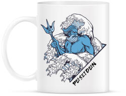 printfashion Poseidon - Görög tenger isten - Bögre - Fehér (4610863)