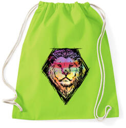 printfashion Liony - Sportzsák, Tornazsák - Limezöld (361682)