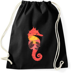 printfashion Nyári naplemente - Sportzsák, Tornazsák - Fekete (1556973)