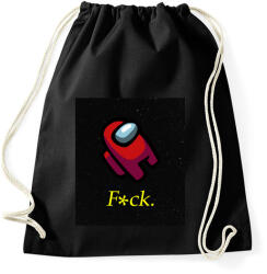 printfashion among us fuck - Sportzsák, Tornazsák - Fekete (3026074)
