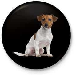 printfashion Jack Russel kutyás póló - Kitűző, hűtőmágnes - Fekete (3095158)