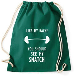 printfashion Like my rack? - Sportzsák, Tornazsák - Sötétzöld (1355824)