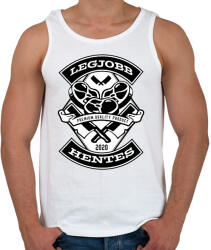 printfashion Legjobb hentes - Férfi atléta - Fehér (2149983)