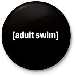 printfashion Adult Swim - Kitűző, hűtőmágnes - Fekete (5029909)