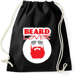 printfashion szakáll-beard lover - Sportzsák, Tornazsák - Fekete (4150544)
